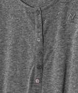 Layered Henley Lounge Tee-OPEN YY-Forget-me-nots Online Store