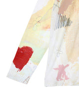 Graphic Slouch Turtleneck Tee-OPEN YY-Forget-me-nots Online Store