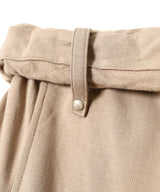 Rolled Waist Sweat Cargo Pants-OPEN YY-Forget-me-nots Online Store
