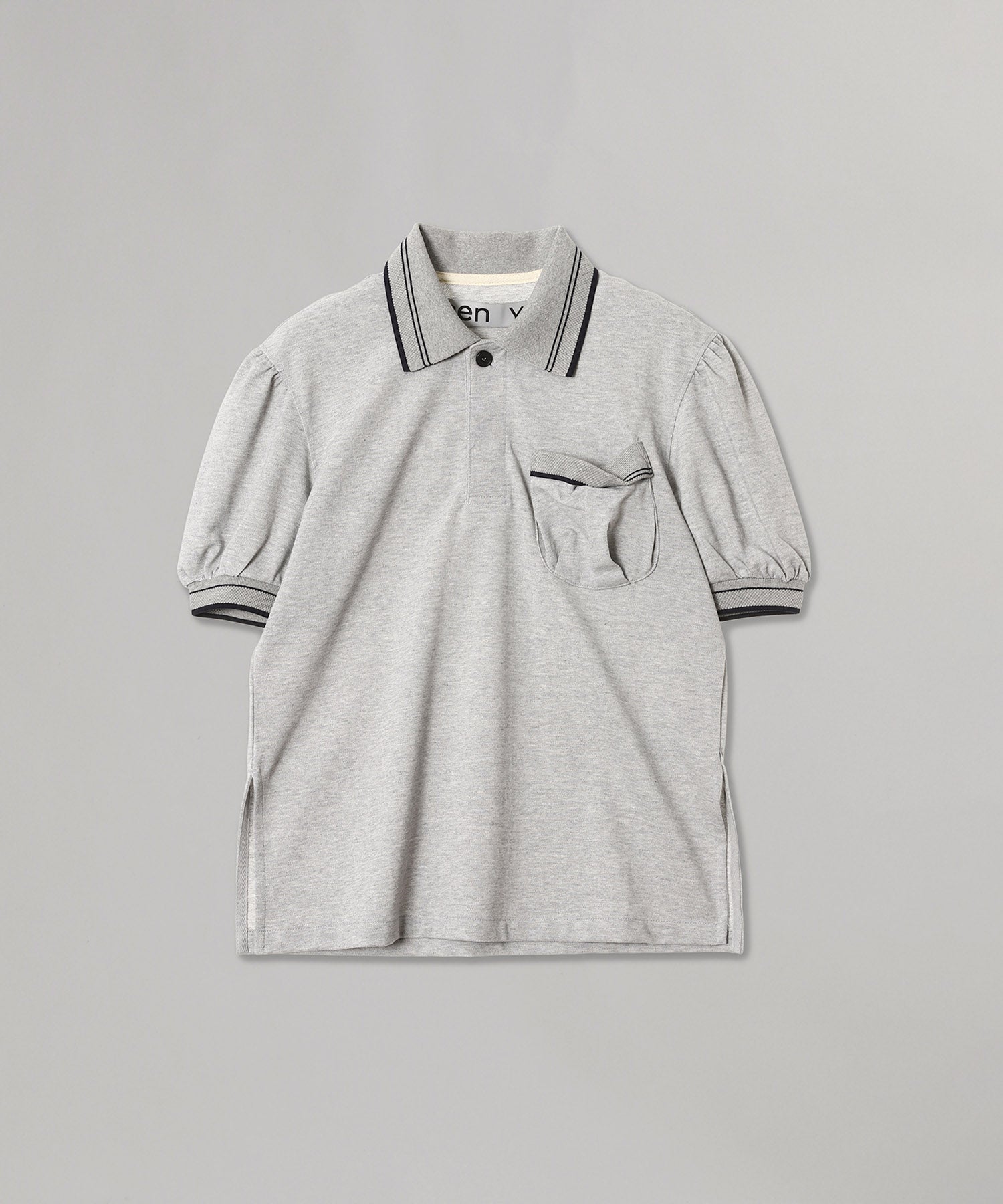 Puffy Pique Polo｜オープンワイワイ(OPEN YY)｜Forget-me-nots Online