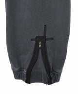 Curved Zip Sweat Pants-OPEN YY-Forget-me-nots Online Store