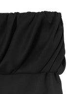 Rolled Waist Mini Skirt-OPEN YY-Forget-me-nots Online Store