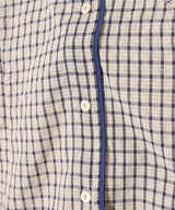 Color Block Wire Shirt-OPEN YY-Forget-me-nots Online Store