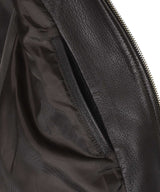 Belted Leather Blouson-OPEN YY-Forget-me-nots Online Store