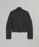 Stripe Double-Breasted Blazer-OPEN YY-Forget-me-nots Online Store