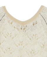 Open Back Pointelle Knit-OPEN YY-Forget-me-nots Online Store