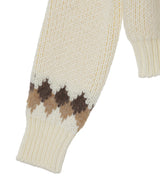 Fair Isle Zip Up Sweater