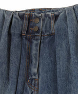 Full Gather Jeans-OPEN YY-Forget-me-nots Online Store