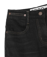 Color Block Bootcut Jeans-OPEN YY-Forget-me-nots Online Store