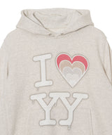 I Love Yy Fit Hoodie-OPEN YY-Forget-me-nots Online Store