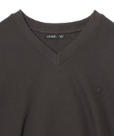 Slouchy V-Neck Sweatshirt