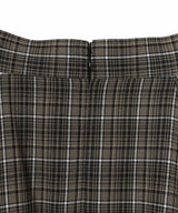 <Archive Sale>Viscorse Tweed Flare Box Pleats Skirt-beautiful people-Forget-me-nots Online Store