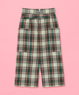 <Archive Sale>Basket Tartan Cloth Back Side Skirt-beautiful people-Forget-me-nots Online Store