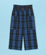 <Archive Sale>Basket Tartan Cloth Back Side Skirt-beautiful people-Forget-me-nots Online Store