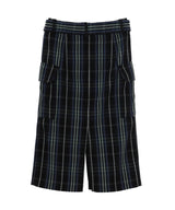 <Archive Sale>Shadow Check Military Skirt-beautiful people-Forget-me-nots Online Store