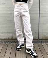 Pigment Dyeing Denim Pants-Forget-me-nots-Forget-me-nots Online Store