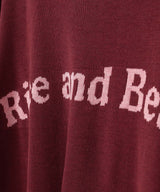 <Archive Sale>Rice And Beans Knitted Jumper-Positive Message-Forget-me-nots Online Store