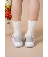 Logo Rib Socks-Forget-me-nots-Forget-me-nots Online Store