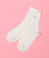 Logo Rib Socks-Forget-me-nots-Forget-me-nots Online Store