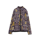 <Archive Sale>Fleur Fleece Zip Through-Aries-Forget-me-nots Online Store