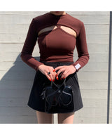 <Archive Sale>Strap Jersey Top With Sleeves-rokh-Forget-me-nots Online Store