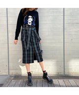 <Archive Sale>Shadow Check Military Skirt-beautiful people-Forget-me-nots Online Store
