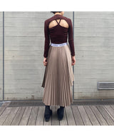 <Archive Sale>Strap Jersey Top With Sleeves-rokh-Forget-me-nots Online Store