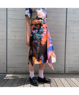 <Archive Sale>Lace Insert Draped Skirt-MARQUES ALMEIDA-Forget-me-nots Online Store