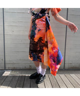 <Archive Sale>Lace Insert Draped Skirt-MARQUES ALMEIDA-Forget-me-nots Online Store