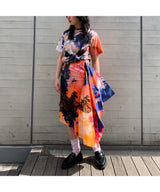 <Archive Sale>Lace Insert Draped Skirt-MARQUES ALMEIDA-Forget-me-nots Online Store