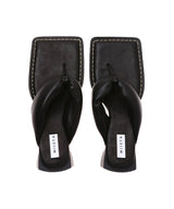 <Archive Sale>Anais Raven Black Pathed Nappa Sandals-MIISTA-Forget-me-nots Online Store