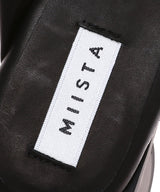 <Archive Sale>Anais Raven Black Pathed Nappa Sandals-MIISTA-Forget-me-nots Online Store