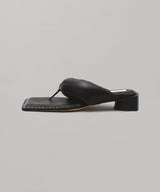 <Archive Sale>Anais Raven Black Pathed Nappa Sandals-MIISTA-Forget-me-nots Online Store