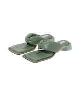 ＜Sale＞Anais Shamrock Green Pathed Nappa Sandals-MIISTA-Forget-me-nots Online Store