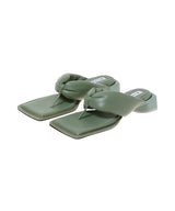 <Archive Sale>Anais Shamrock Green Pathed Nappa Sandals-MIISTA-Forget-me-nots Online Store