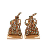 <Archive Sale>Sundray Burnt Amber & Monte Carlo Green Sandals-MIISTA-Forget-me-nots Online Store