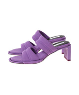 <Archive Sale>Yvonne Purple Reflective Mule-MIISTA-Forget-me-nots Online Store