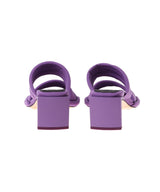 <Archive Sale>Yvonne Purple Reflective Mule-MIISTA-Forget-me-nots Online Store