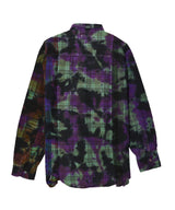 Flannel Shirt->7 Cuts Shirt/Uneven Dye-NEEDLES-Forget-me-nots Online Store