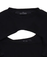 <Archive Sale>Strap Jersey Top With Sleeves-rokh-Forget-me-nots Online Store