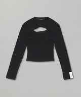 <Archive Sale>Strap Jersey Top With Sleeves-rokh-Forget-me-nots Online Store