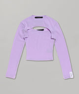 <Archive Sale>Strap Jersey Top With Sleeves-rokh-Forget-me-nots Online Store