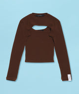 <Archive Sale>Strap Jersey Top With Sleeves-rokh-Forget-me-nots Online Store