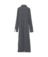 <Archive Sale>Gathered Jersey Dress-rokh-Forget-me-nots Online Store