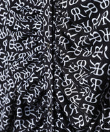 <Archive Sale>Gathered Jersey Dress-rokh-Forget-me-nots Online Store