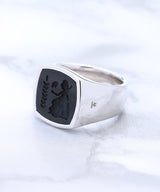 Cushion Clytia Onyx Ring-TOM WOOD-Forget-me-nots Online Store