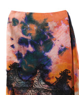 <Archive Sale>Lace Insert Draped Skirt-MARQUES ALMEIDA-Forget-me-nots Online Store