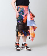 <Archive Sale>Lace Insert Draped Skirt-MARQUES ALMEIDA-Forget-me-nots Online Store