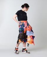 <Archive Sale>Lace Insert Draped Skirt-MARQUES ALMEIDA-Forget-me-nots Online Store