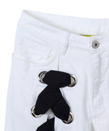 <Archive Sale>Lace Up Capri Jeans-MARQUES ALMEIDA-Forget-me-nots Online Store
